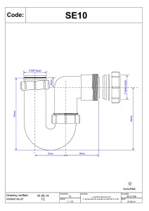 McAlpine Deep Seal Anti Vac 'P' Trap 2'' SE10V