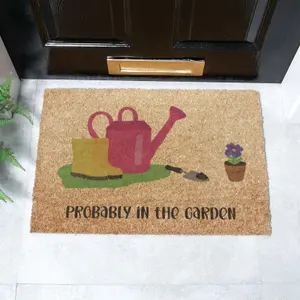 Probably In The Garden Doormat (60 x 40cm)