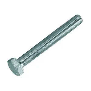 2 x Hex Head Set Screw Bolts M16 x 50mm, Fully Threaded