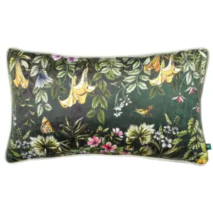 Wylder Leilani Lafa Printed Chenille Feather Rich Cushion