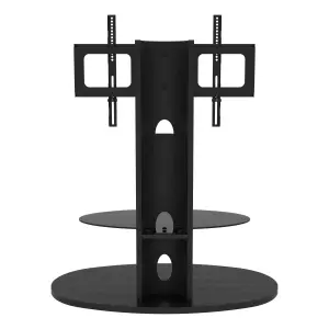 AVF Affinity Chepstow 93cm Oval Pedestal TV Stand - Black