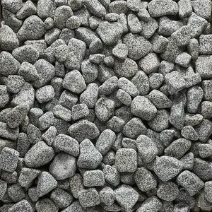 Speckled Bulk Bag 850 kg - 40-100 mm Silver/Grey Round & Oval Premium Cobbles - L10 x W10 x H8 cm