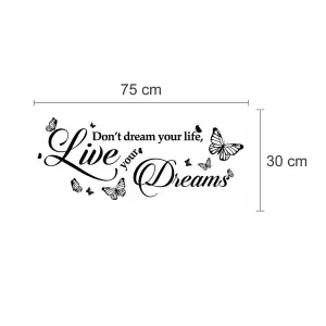 Walplus Decal Wall Art Dream Quote Wall Sticker