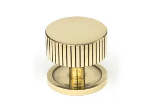 From The Anvil Aged Brass Judd Cabinet Knob - 38mm (Plain)