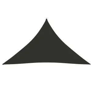 Berkfield Sunshade Sail Oxford Fabric Triangular 2.5x2.5x3.5 m Anthracite