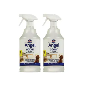 Nilco Angel Odour 2L Super Deodoriser Foul Odour Remover Eliminator 2x 1 Litre