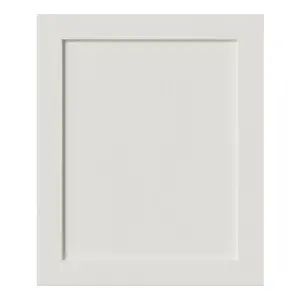 Tydeman Matt porcelain Shaker Base/wall Cabinet door (W)600mm (H)720mm (T)20mm