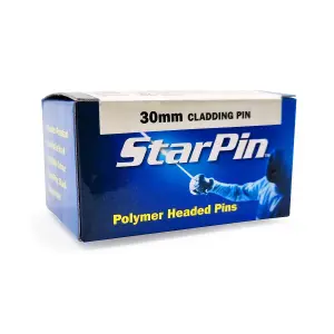 Rapierstar StarPin Cladding Pins (250 Pack) - 30mm