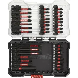 Comprehensive 38 Piece Impact Grade Power Tool Bit Set with Durable S2 Steel Bits and Storage Case