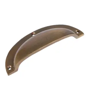 Hammer & Tongs - Curved Cabinet Cup Handle - W130mm x H50mm