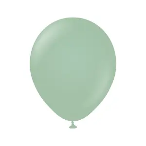 Kalisan Latex Retro Balloons (Pack of 2) Winter Green (One Size)