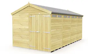 DIY Sheds 8x16 Apex Security Shed - Double Door