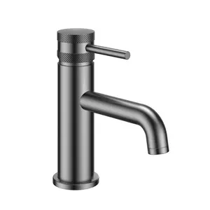 UK Home Living Avalon Core Mono Basin Mixer Gunmetal