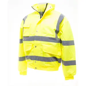 Yoko Mens Hi-Vis Bomber Jacket Quality Product