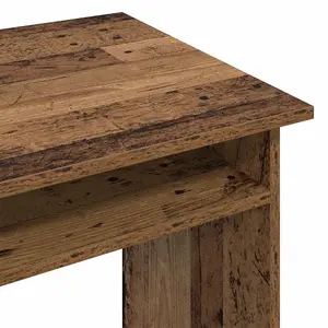 Berkfield Desk Old Wood 90x50x74 cm Engineered Wood