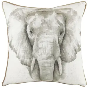 Evans Lichfield Safari Elephant Elephant Feather Rich Cushion