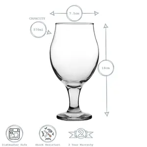 570ml Tulip Glass 6