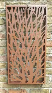 Tree Decorative Screen Wall Art Plaque 780mm Tall