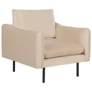 Velvet Living Room Set Beige VINTERBRO