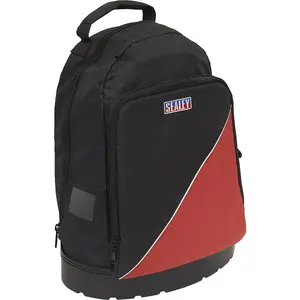 Red Tool Backpack with Multi Pockets - Heavy-Duty Tool Storage Solution 390 x 200 x 480mm