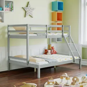 Muskoka Triple Sleeper Bunk Bunk Bed Grey