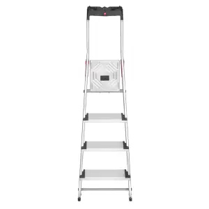 Hailo L80 Comfortline Step Ladder Deep Safety Step - 4 Tread