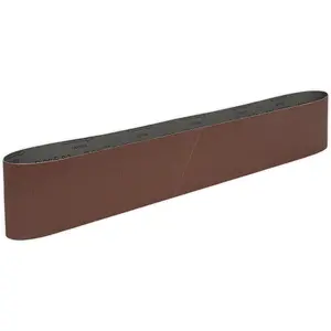 High-Quality 100mm x 1220mm Sanding Belt - 80 Grit Aluminium Oxide, Cloth Backed