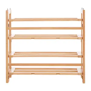 Maison by Premier ARLA 4 Tiers Folding Shoe Rack