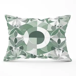 Geometric Pastel Green Cushions 33cm x 48cm