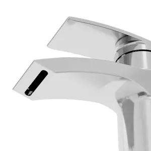 GoodHome Kariya Tall Chrome effect Basin Mixer Tap