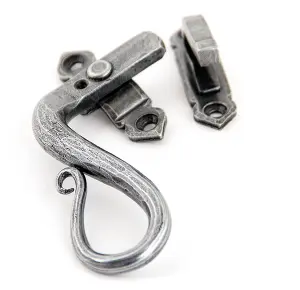 From The Anvil Pewter Locking Shepherd's Crook Fastener - LH