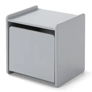 Kiddy Bedside Table Light Grey