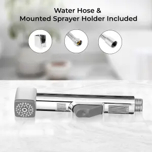 Geepas Hand Held Toilet Bidet Sprayer Shattaf Toilet Cleaning Faucet