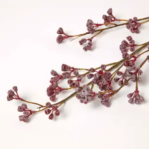 Homescapes Pink Prickly Ash Flower Single Stem 77 cm