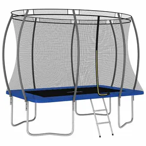 Berkfield Trampoline Set Rectangular 274x183x76 cm 150 kg