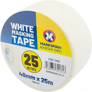 Set Of 6 Masking Tape General Purpose Strong Decorators Easy Tear Craft 48Mm X 25M