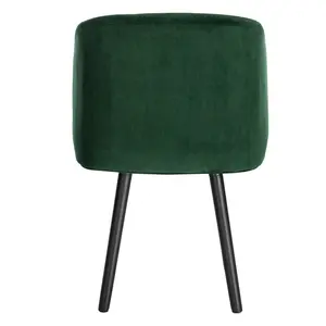 Jacalyn upholstered chair set (Set of 2) Green / Black