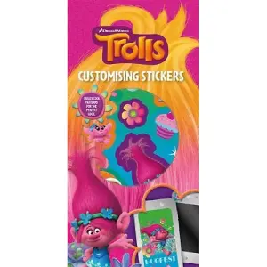 Trolls Characters Customisable Stickers Multicoloured (One Size)