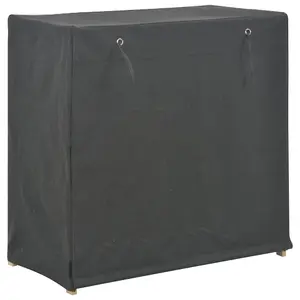 Shoe Cabinet with Cover Grey 79x40x80 cm Fabric