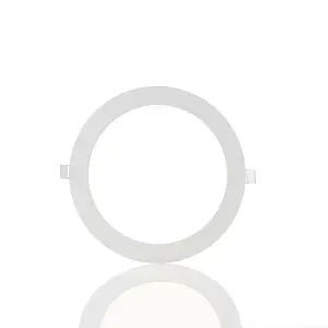 Luminosa Siriodisc Integrated LED Recessed Light Panel Matt White, Frosted Acrylic