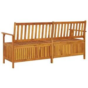 Berkfield Storage Bench 170 cm Solid Wood Acacia