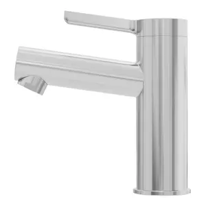 GoodHome Maza Medium Chrome effect Round Basin Mixer Tap