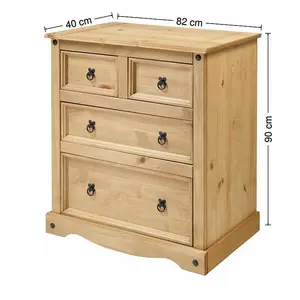 Mercers Furniture Corona Compact 2+2 Chest of Drawers