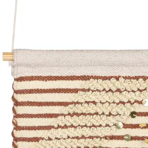 Fabric Wall Hanging SABO Cotton Beige