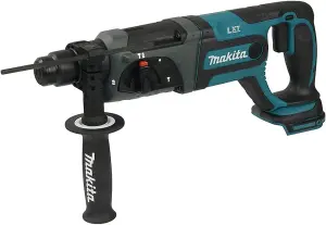 Makita DHR241Z 18V LXT SDS Lithium 3 Mode SDS+ Rotary Hammer Drill + Chuck +Bits