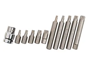 BlueSpot Tools Spline Bit Set, 11 Piece