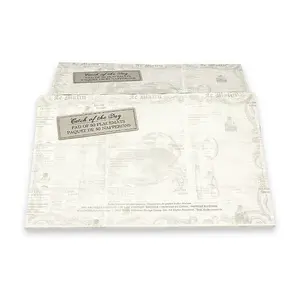 Catch of the Day Kitchen Dining Tabletop Counter Dinner Placemat Sheet Pads 12 Pads (600 Sheets)