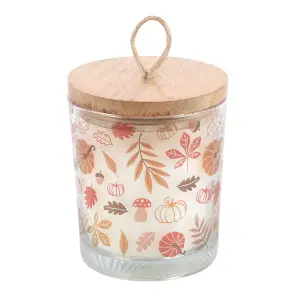 Something Different Warm Vanilla Autumn Leaves Candle Jar Multicoloured (One Size)