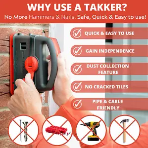 Hardwall Takker - Multi-Purpose Hanging Kit