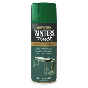 Rust-Oleum Painter's Touch Racing green Gloss Multi-surface Decorative spray paint, 400ml